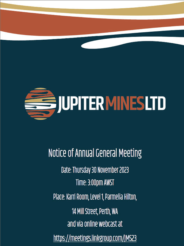 Notice of Meeting cover